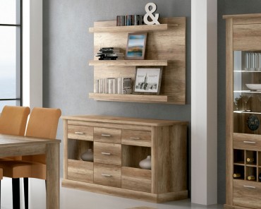 Panel de TV / 3 estantes Chellen