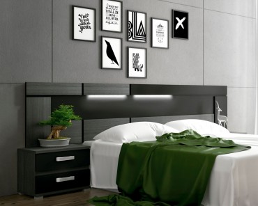 Cabecero Rambla led 260