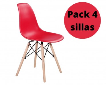 Silla akua rojo