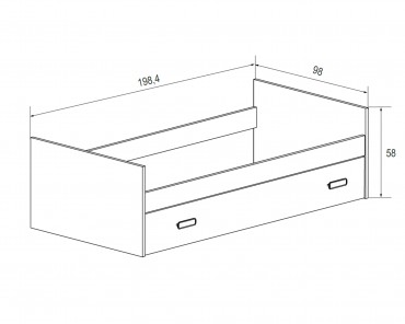 Cama nido con frontal Donald