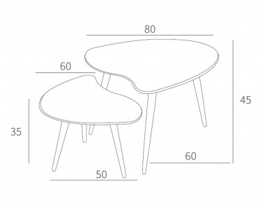 Mesa de centro IRENE