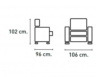 Sillón relax Menfis manual
