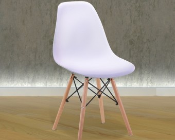(Pack 4 unid.) Silla Dinamarca blanca