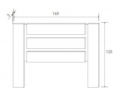 Cabecero Monika 160 (andersen)