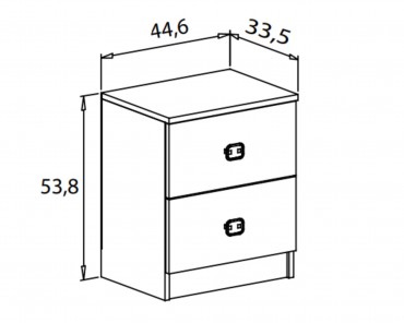 Mesita de noche Donald