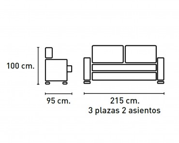 Sofá Toyota 3 plazas