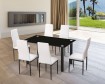 Conjunto EMI blanco (mesa + 6 sillas)