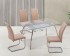 Conjunto San (mesa + 4 sillas beige)