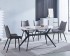 Conjunto Calista + Calista gris (mesa + 4 sillas)