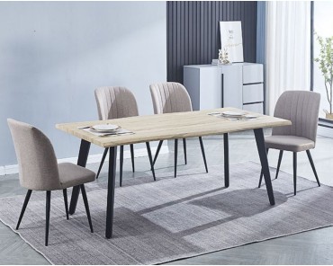 Conjunto Regatta + 4 silla Rory (beige)
