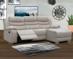 Chaise longue Luxor beige (1 relax manual)