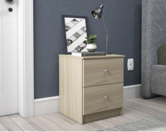 Mesita de noche Zido HV581-ASR