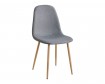 Silla James gris aserrada C423-GASR (4 unidades)