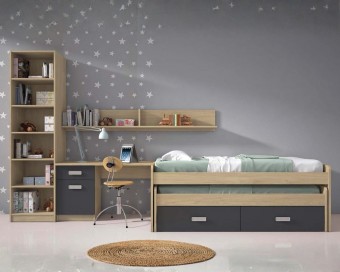 Dormitorio juvenil Donald 14