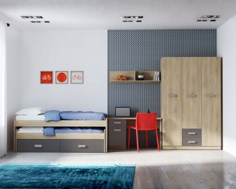 Dormitorio juvenil Donald 17