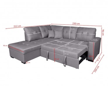 Chaise longue cama Isis