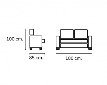 Sofá Rubén 3 plazas
