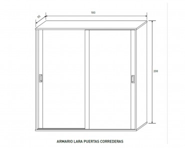 Armario Lara 2PC1C