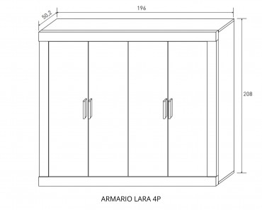Armario Lara 4PC1B