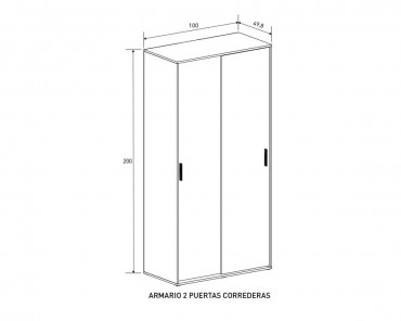 Armario Aura 2pc