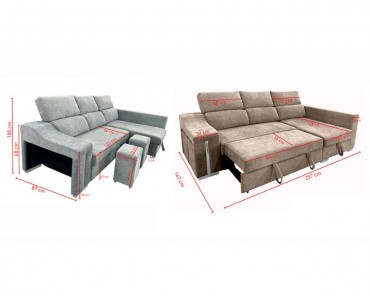 Chaise longue cama Carla GR
